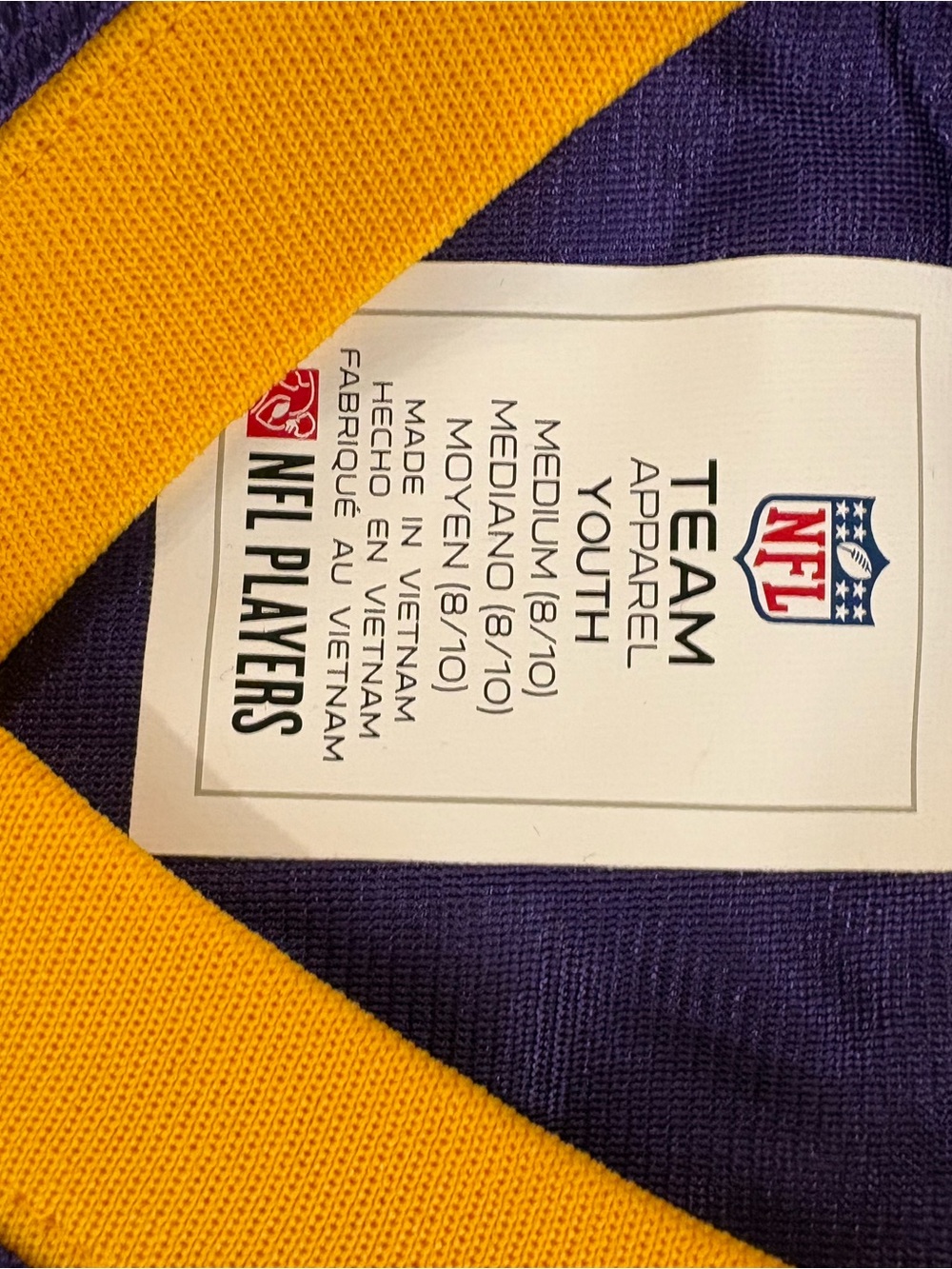 Vikings Jefferson 18 jersey - Picture 3 of 4
